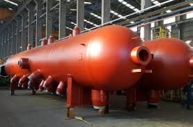 300 Ton Hot Water Carbon Steel Boiler Mud Drum Water Proof Heat Insulation